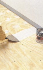 preparting a plywood subfloor for tile installation