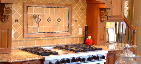 Solid Surface Kitchen Tile Backsplash